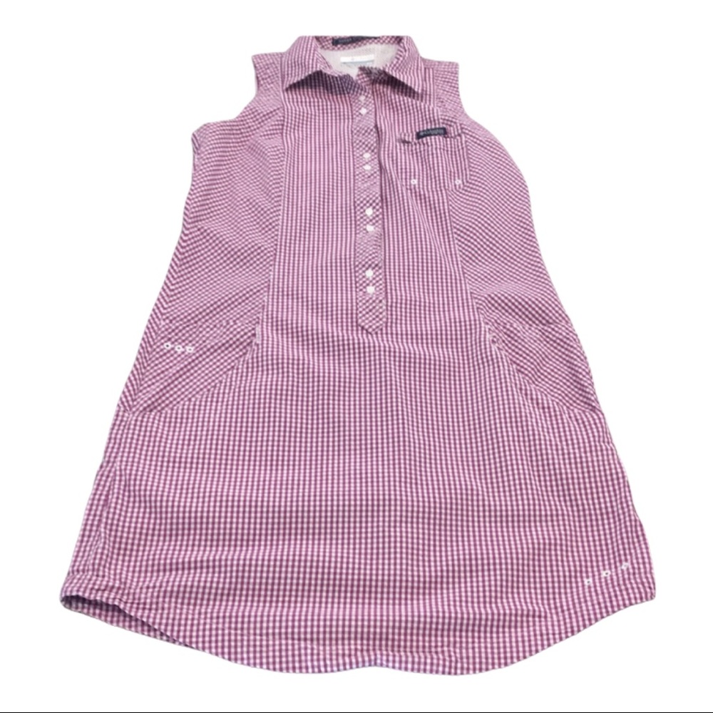 Columbia Dress. Gingham. Super Bonehead. Medium